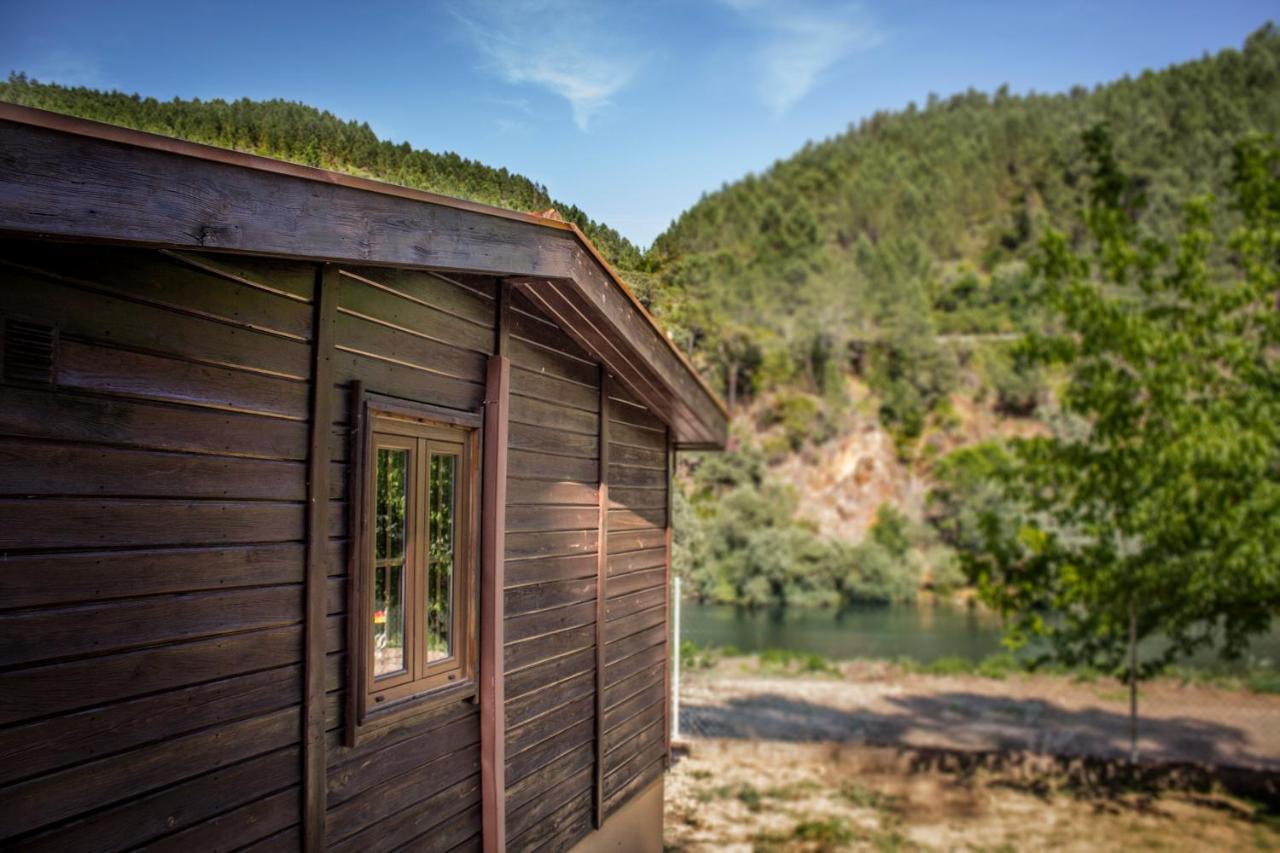 xisto camping Janeiro de Baixo Esterno foto