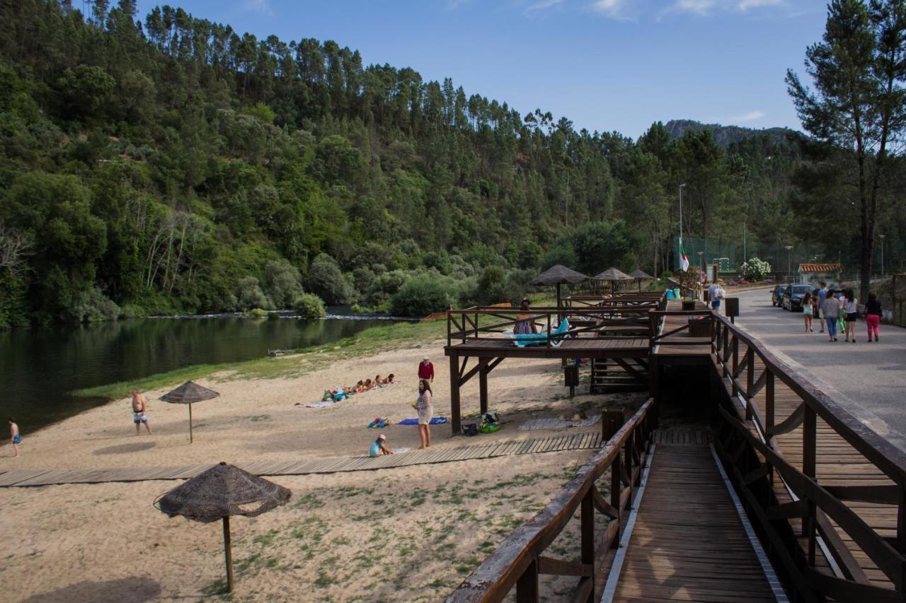 xisto camping Janeiro de Baixo Esterno foto